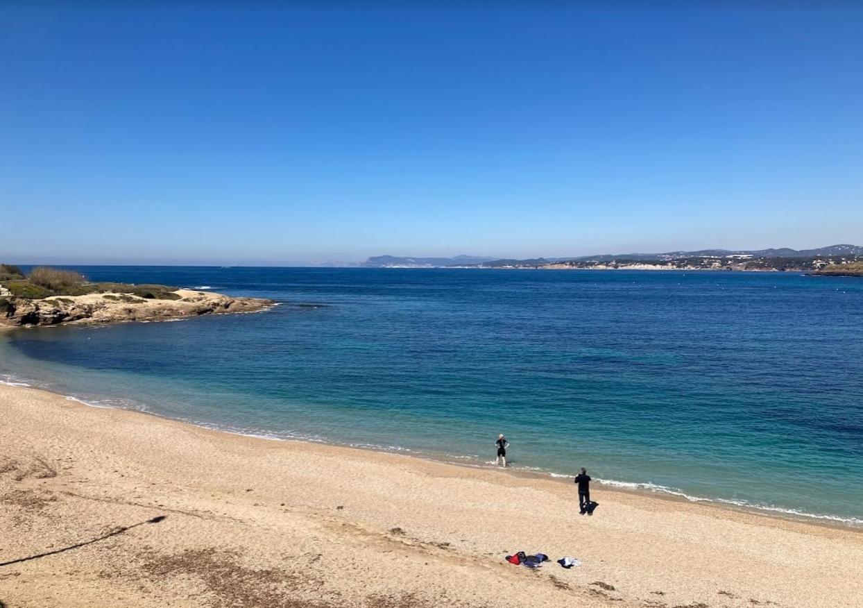 Sea-View - Wifi - Parking Lägenhet Six-Fours-les-Plages Exteriör bild